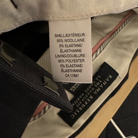 Banana Republic Navy Martin Fit Pants Size 4 NWT - Picture 4 of 4